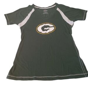 Green Bay Packers Lacy #27 NFL Majestic Women's T-Shirt Size S